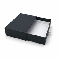 Boîte cadeau rigide de petite taille, écologique, biodégradable, haut de gamme, fabriquée à la main, en matériaux recyclés, pour bijoux