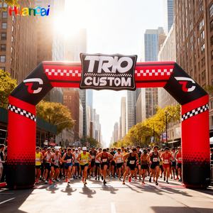 Arche gonflable multicolore en gros avec logo pour salon professionnel, décoration <span class=keywords><strong>de</strong></span> fête d'anniversaire, location, sport, football, ouverture <span class=keywords><strong>de</strong></span> compétition - Product Image 1