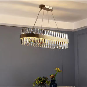 Lustre en cristal de décoration d'éclairage de luxe de chambre d'hôtel moderne d'or de haute qualité - Product Image 5