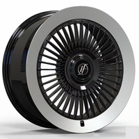 Rines Forjados Yufei de 22 y 23 Pulgadas, Diseño Multirradio con Borde Cromado Tipo Turbina para Land Rover Range Rover L460 5x120, SUV de Lujo