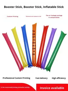 Bâtons gonflables personnalisés pour le soutien, avec effets sonores et lumineux, rouge et bleu, pour le claquage et le divertissement - Product Image 6