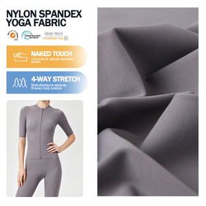 Tela de Yoga Transpirable Personalizada de Alta Compresión, Mezcla de Poliamida, Nylon y Spandex, para Leggings Deportivos - Product Image 1