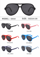 Lunettes de soleil de créateur pour enfants, style aviateur, effet miroir, pour bébés filles et petits garçons, collection tendance, en promotion