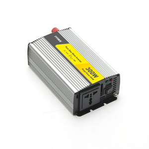 300W Reiner Sinus-Wechselrichter für Auto <span class=keywords><strong>12V</strong></span> auf 110V <span class=keywords><strong>DC</strong></span> zu <span class=keywords><strong>AC</strong></span> USB QC3.0 Auto-Ladegerät Stromwandler - Product Image 1