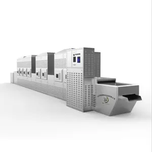 Essiccatore automatico a Tunnel a microonde per gamberetti di pesce