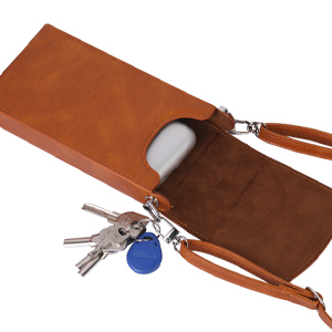Ranuras para tarjetas de crédito Llevar Crossbody Power Bank batería pu bolsa de cuero para Apple Vision <span class=keywords><strong>Pro</strong></span> - Product Image 6