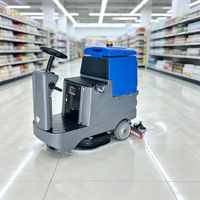 Machine de lavage et de séchage des sols 750, directement de l'usine, pour le nettoyage des taches d'huile et de poussière dans les centres commerciaux, les hôtels, les entrepôts et les ateliers