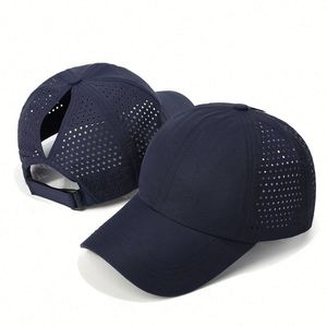 <b>Womens</b> Ponytail Baseball <b>Cap</b> Adjustable Trucker Hats Summer Quick Drying Mesh Ponycap Outdoor Sports <b>Caps</b> Dad Hat Promotion Gift - Product Image 4