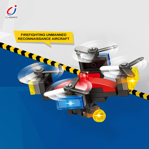 ชุดตัวต่อบล็อกของเล่นเด็กเฉิงจี ชุดหลายชิ้น รถดับเพลิง แนวการศึกษา วิวถนนในเมือง - Product Image 3