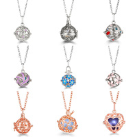 Pendentif médaillon ouvrable personnalisable plaqué cuivre, compatible avec perle Edison, breloque creuse pour la fabrication de colliers et de bijoux DIY