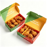 Boîtes d'emballage pour la restauration rapide en gros : Boîtes à emporter pour poulet frit, frites et hamburgers, avec logo personnalisé, qualité alimentaire et recyclables