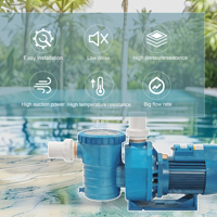 Pompe à eau pour piscine Fenle en ABS, alimentation par prise, installation facile, filtration, circulation, aspiration, pompe à eaux usées pour piscines