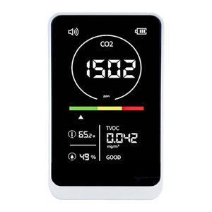 Asker Air Quality Monitor ZN-MT16 OLED Display CO2 TVOC Temp Humidity Sensor for Home Office - Product Image 3