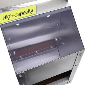 Comedero y comedero de acero inoxidable para uso doméstico, caja de alimentación automática especial para granjas de pollos - Product Image 3
