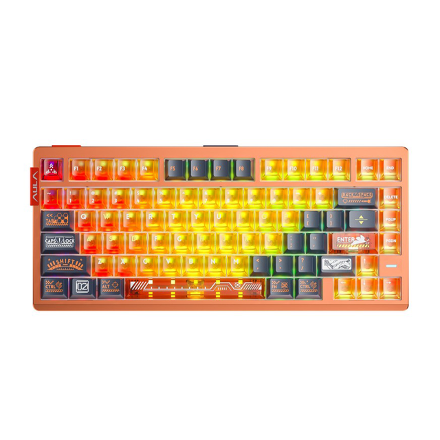 Aula AG75 Ultra Aluminum Hall Effect Magnetic Switch Keyboard Wired RT0.001MM 8000hz 0.125ms Low Latency Gaming Keyboard Custom