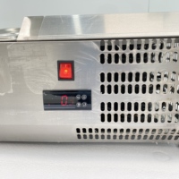 Station de salades professionnelle pour restaurant, congélateur de table en acier inoxydable, refroidissement direct, équipement de service alimentaire