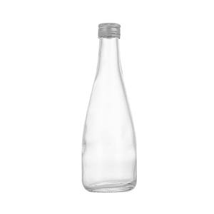 Bouteille en verre vide transparente de 330 ml et 500 ml au design populaire, rechargeable, pour vin, thé, <span class=keywords><strong>lait</strong></span>, jus, boissons, eau minérale, avec bouchon à vis - Product Image 6