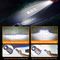 AKE A98 bi led lentille de projecteur universel 9-16V feux de croisement 48w feux de route 58w proyector biled 6000K bas 4800lm hi 5800lm bi led 3 pouces