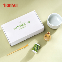 Boîtes métalliques blanches Tianhui, mini-contenants pour emballage de matcha, boîtes à poudre de matcha, fabricants de boîtes à thé