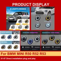 Phare scellé J ONE pour BMW MINI R50 R52 R53 2001-2007, kit de modernisation, paire gauche et droite