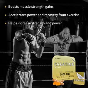 OEM/ODM Vegan biotina creatina striscia orale integratore energetico creatina strisce sublinguale creatina dissolvibile striscia sottile orale - Product Image 3