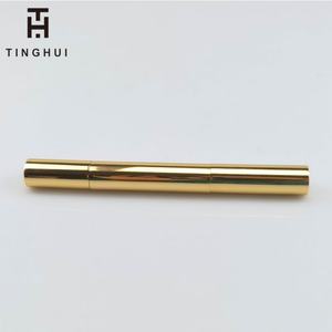 Envase de Lujo para Brillo Labial, Dispensador de Aluminio Dorado Brillante de 2ml, 3ml, 4ml, Tipo Pluma - Product Image 2