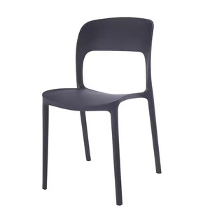 Chaises en plastique polypropylène empilables pour jardin extérieur, design coloré, avec couleurs OEM - Product Image 1