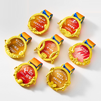 Médailles d'honneur sportives personnalisées, championnats de basketball, de football, de badminton, médailles en acrylique/verre, médailles en métal, médailles créatives à sable mouvant