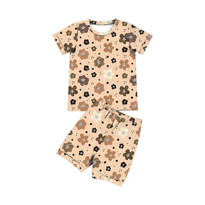 TZ-336-HXL Vêtements pour bébés, vêtements pour filles d'été 2021, ensembles de vêtements mignons pour enfants, t-shirt et pantalon, ensembles de vêtements 2 pièces pour enfants - Product Image 3