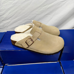 Vente à chaud de pantoufles de marque d'<span class=keywords><strong>hiver</strong></span> à la mode rétro classique adaptées aux hommes et aux femmes pantoufles d'extérieur chaudes et durables - Product Image 6