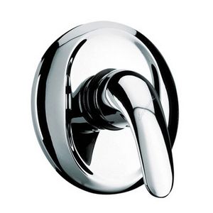 Mezclador de ducha empotrado de una sola palanca serie Desia, cromado - Product Image 1