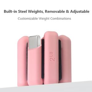 Custom Logo Accessories Ankle Wrist for <b>Women</b> Silicone Pilates Ankle <b>Weights</b> for Yoga Fitness Strength Training - Product Image 4