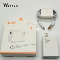 Vente en gros à bas prix pour chargeur Mi Turbo Charge 33W, prise EU US, adaptateur d'alimentation à charge rapide, câble Type C 6A