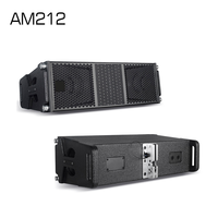 AM212 Enceinte Line Array Professionnelle Double 12 Pouces 1200W Haute Puissance à Aimant Néodyme pour Concerts en Extérieur
