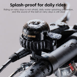 WEST BIKING-Cloche <span class=keywords><strong>de</strong></span> vélo en cuivre vintage, résistante à la rouille, compacte, étanche, facile à installer, rétro - Product Image 6