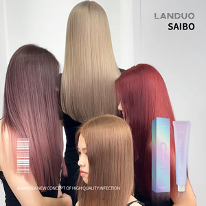 Tinta per Capelli Professionale Personalizzabile, Crema Colorante Naturale Nera Fai-da-Te a Basso Contenuto di Ammoniaca, Innocua, Vendita all'Ingrosso - Product Image 3