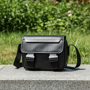Borsa a Tracolla da Uomo in PU Effetto Coccodrillo, Impermeabile, con Tracolla Regolabile, Stile Casual Estivo - Product Image 1