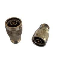 Connecteur N-JK en cuivre nickelé d'usine, adaptateur de connecteur N mâle vers femelle