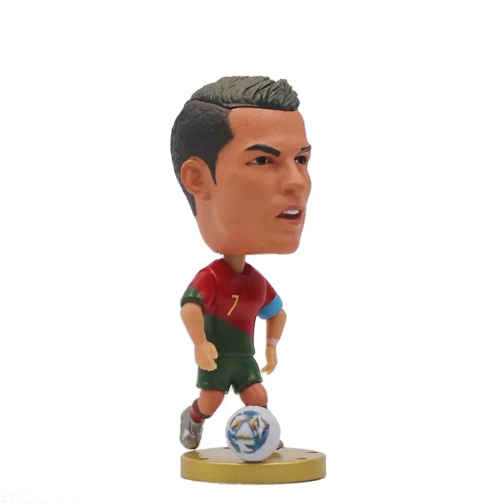 Figurine à tête bobble personnalisée footballeur pour collection de souvenirs figurines bobblehead bobble head vente en gros de figurines bobbleheads
