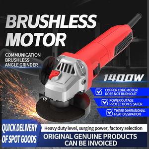מטחנת זווית חשמלית 100/125 מ\"מ 1400/1800W 11000 סיבובים לדקה, כלי עבודה חשמליים לעץ ומתכת, מכונת חיתוך עם תקע - Product Image 1
