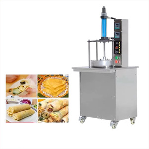 Machine à crêpes hydraulique entièrement automatique, presse commerciale pour chapati, tortilla, roti, avec plaque en aluminium spatial, capacité de 500-800 kg/h - Product Image 1