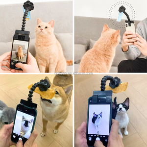Accessoire de photographie pour animaux de compagnie : Clip universel pour friandises pour chien et chat, support de <span class=keywords><strong>téléphone</strong></span> portable et jouet pour selfie - Product Image 4