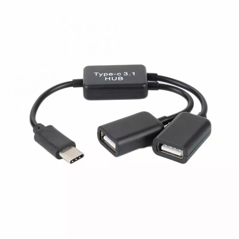 Adaptateur OTG 2-en-1 USB-C Et Micro USB - Câble Pour Clé USB, Disque Dur, Souris, Smartphone Android, Tablette