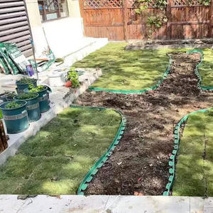 Kit de bordure paysagère sans creuser en matériau PE résistant à l'eau Sunsbuild pour la décoration de jardin - Prix d'usine - Product Image 6