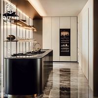 Ensemble complet de meubles de salon tendance pour villas, style moderne