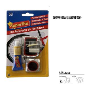 Kit di riparazione forature con toppe in gomma da 6g per pneumatici da bicicletta - Product Image 3