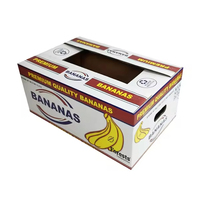 2026 NIEUWE Op maat gemaakte golfkartonnen fruitverpakking met logo bedrukt bananenverzenddoos voor verse producten