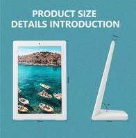 Écran tactile vertical en forme de L, tablette Android 10,1 pouces, écran numérique de signalisation de bureau pour système de commande de commentaires clients