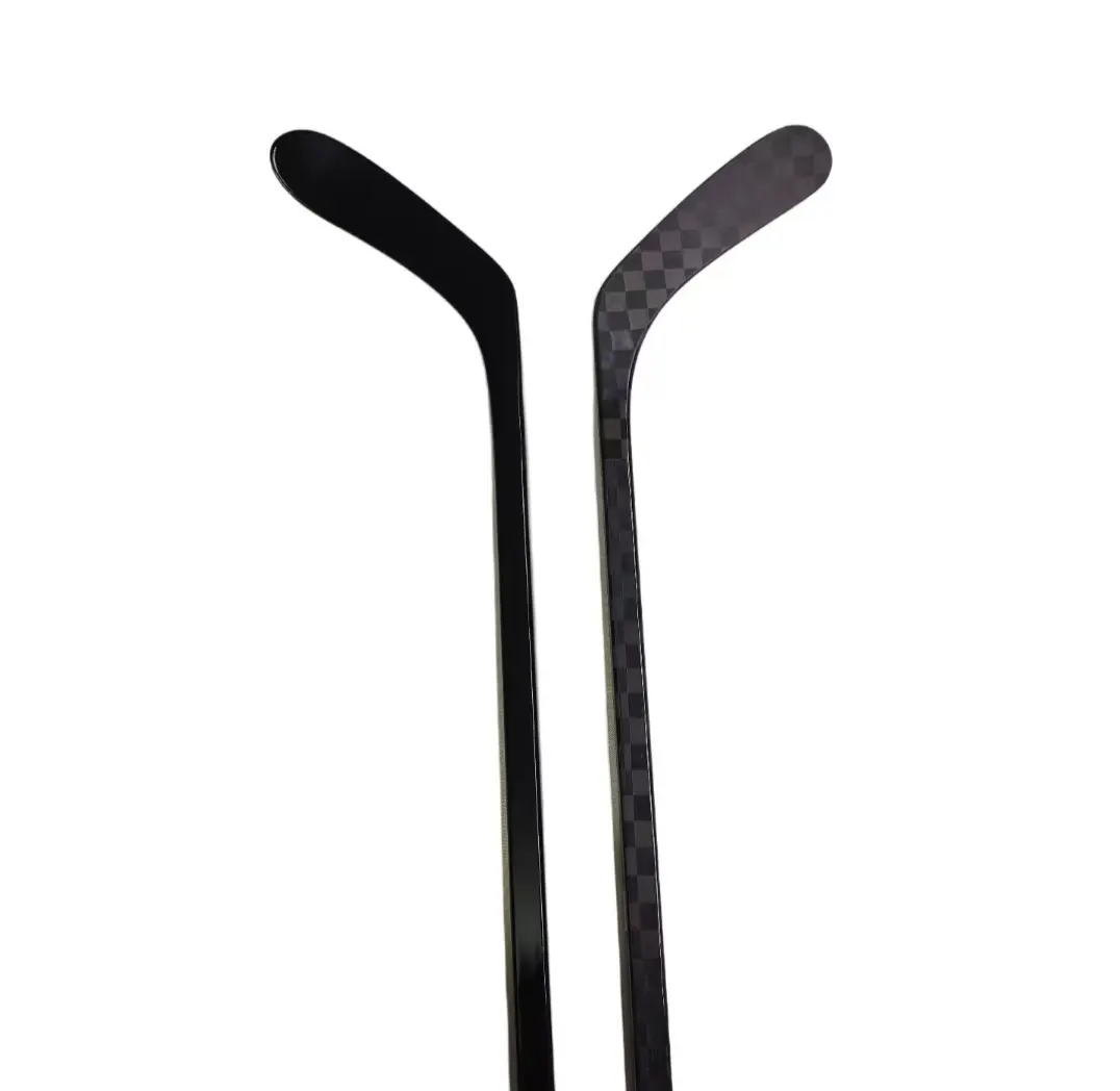 Bâtons de hockey sur glace en fibre de carbone pure, légers et professionnels personnalisés pour les sports de hockey