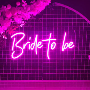 Sposa fatta su misura per essere segni di luce al Neon matrimonio illuminato mi sposerai insegna al Neon per la festa di nozze - Product Image 4